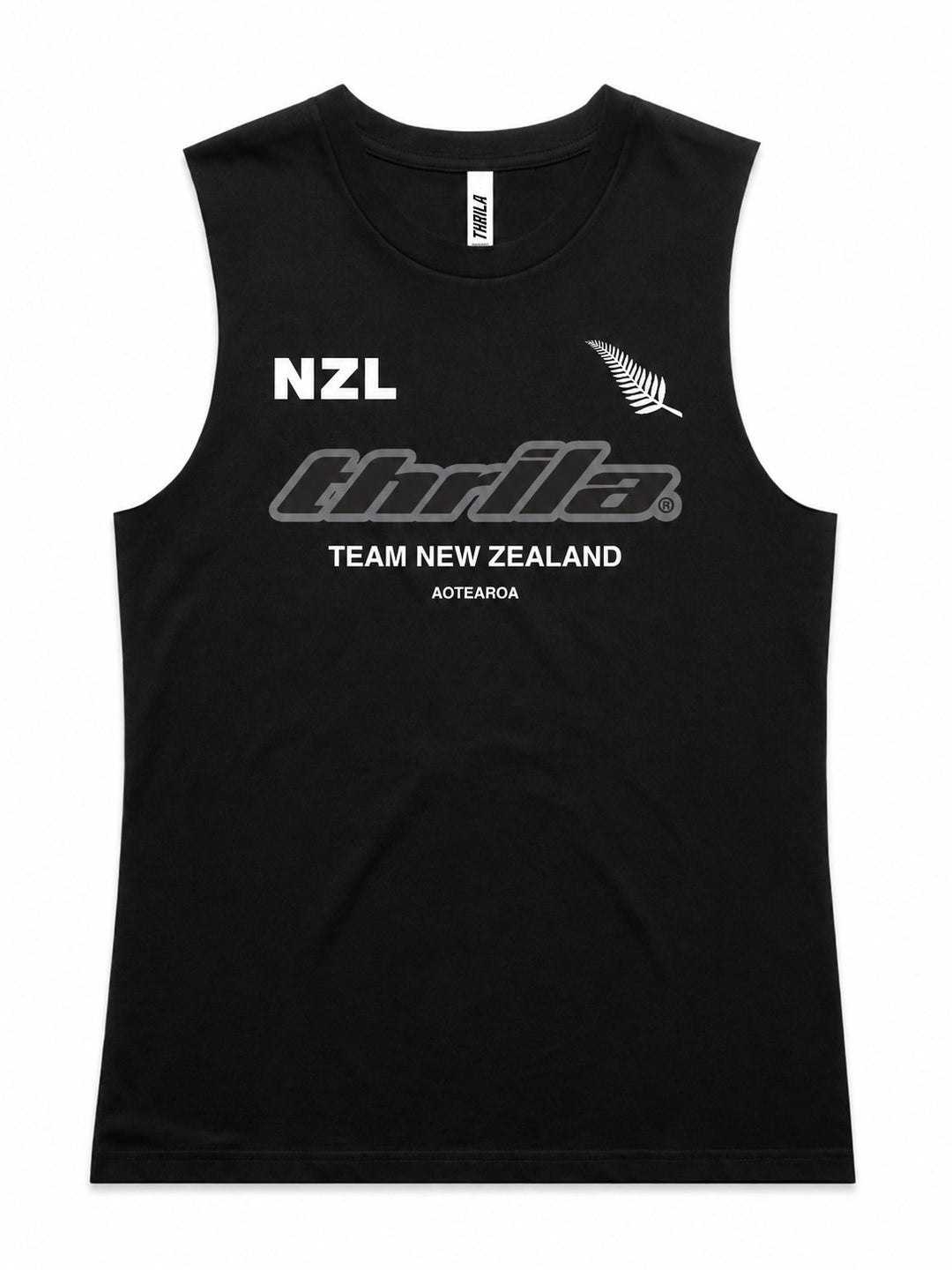 Team NZ 2026 Ladies Top (Choose Tee or Tank) — tank front view