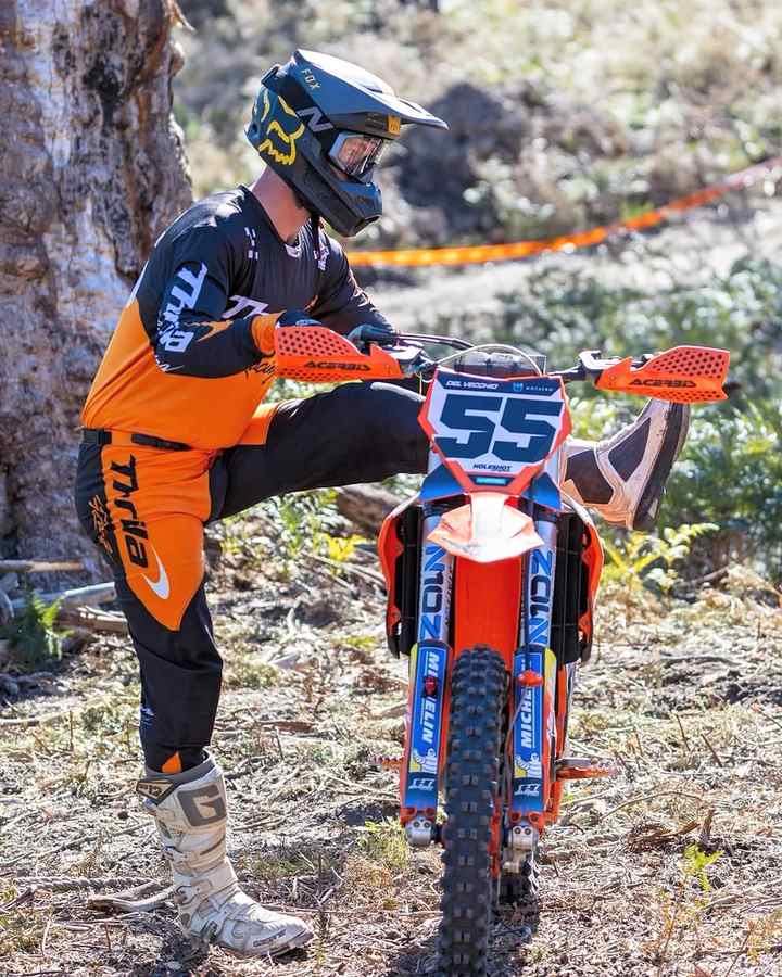 THRILA Papaya Motocross racewear on a rider