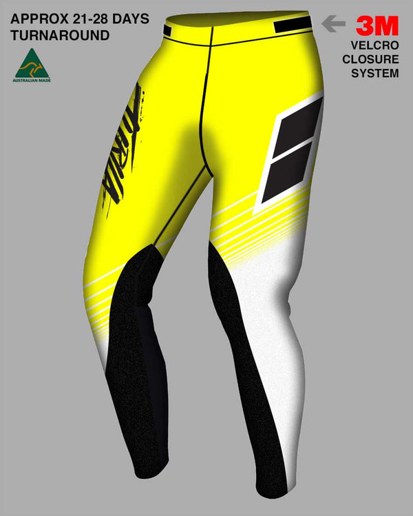 Edge Yellow BMX Pant (NEW ROBUST FABRIC)