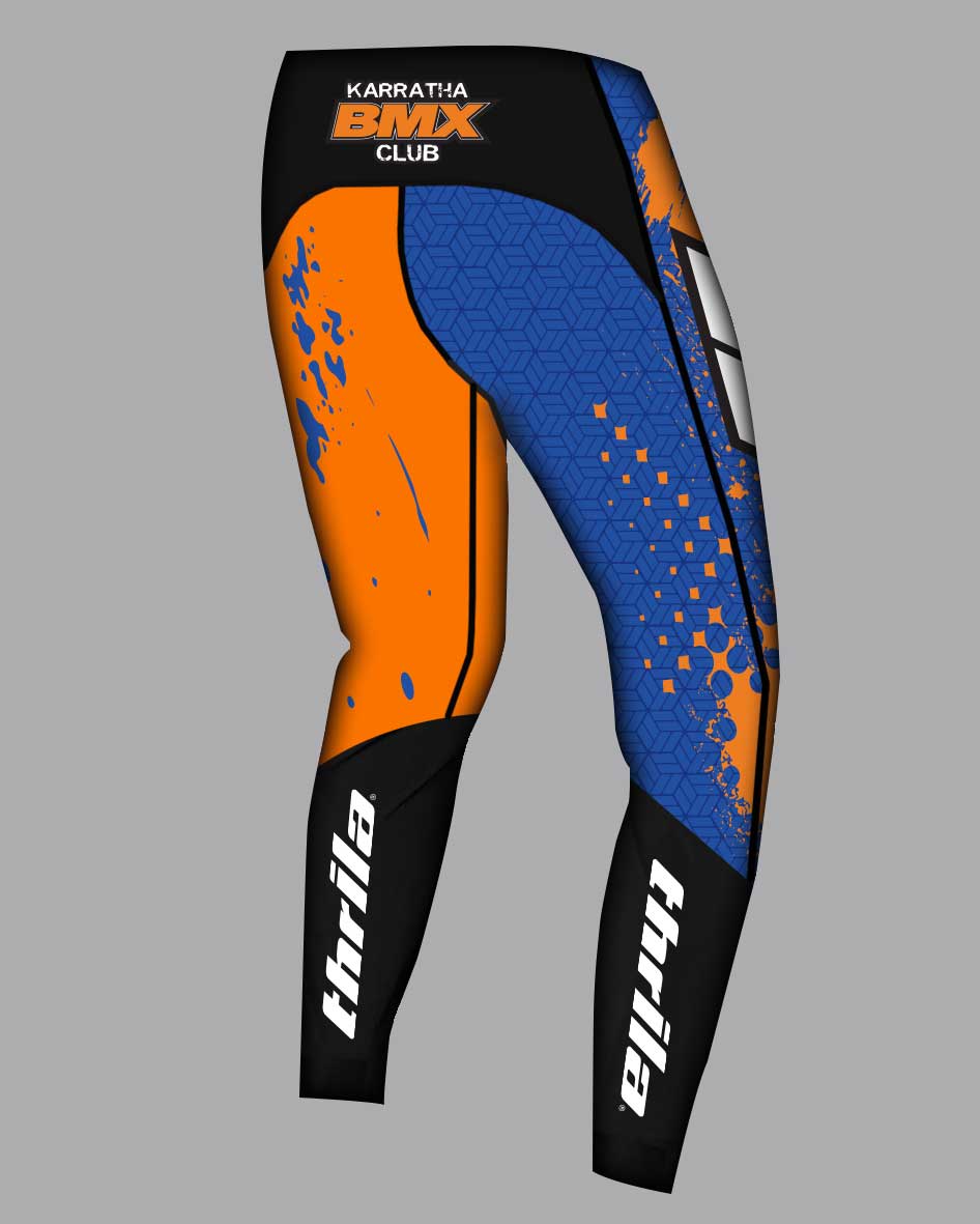 Attack BMX Pant Red Thrila BMX Race Wear Pants thrila